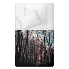 Winter Tree Park Sky Nature Duvet Cover (single Size) by Simbadda