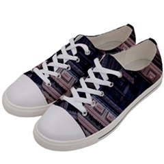 Fractal 3d Pattern Graphics Model Women s Low Top Canvas Sneakers