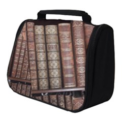 Library Books Knowledge Full Print Travel Pouch (small) by Simbadda