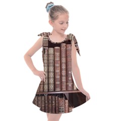 Library Books Knowledge Kids  Tie Up Tunic Dress by Simbadda