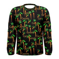 Carrots Pattern Men s Long Sleeve Tee by bloomingvinedesign