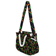 Carrots Pattern Rope Handles Shoulder Strap Bag