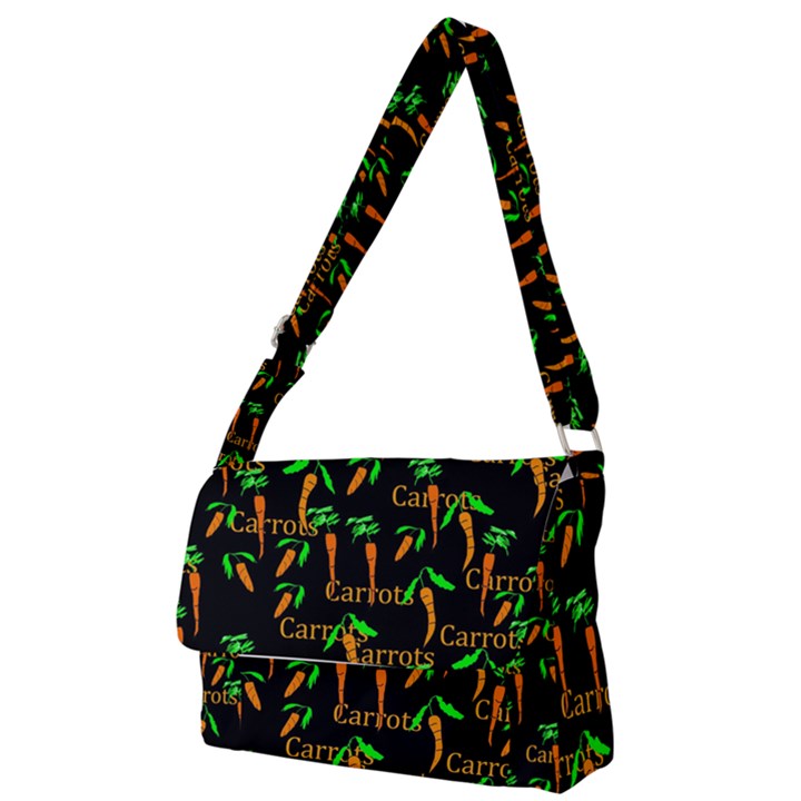 Carrots Pattern Full Print Messenger Bag