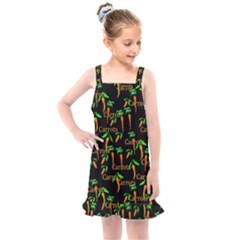 Carrots Pattern Kids  Overall Dress by bloomingvinedesign