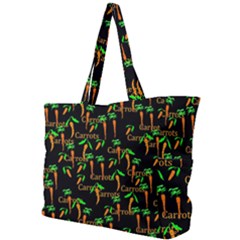 Carrots Pattern Simple Shoulder Bag by bloomingvinedesign