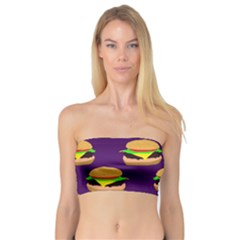 Burger Pattern Bandeau Top by bloomingvinedesign