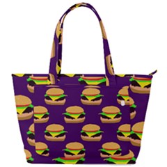 Burger Pattern Back Pocket Shoulder Bag 