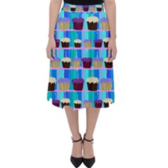 Cupcakes Pattern Classic Midi Skirt by bloomingvinedesign