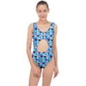 Cupcakes Pattern Center Cut Out Swimsuit View1