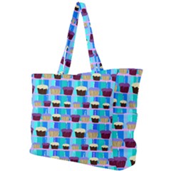 Cupcakes Pattern Simple Shoulder Bag by bloomingvinedesign