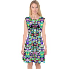 Na 1 Capsleeve Midi Dress by ArtworkByPatrick