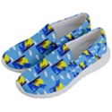 Blue Coyote Pattern Men s Lightweight Slip Ons View2