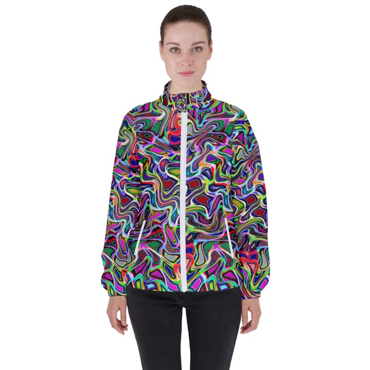  Women s High Neck Windbreaker