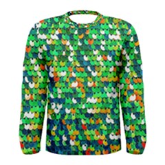 Funky Sequins Men s Long Sleeve Tee