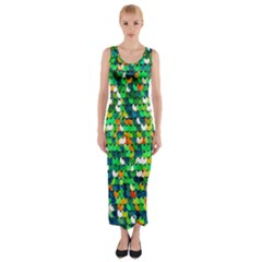 Funky Sequins Fitted Maxi Dress