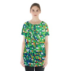 Funky Sequins Skirt Hem Sports Top by essentialimage