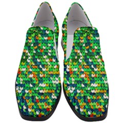 Funky Sequins Women Slip On Heel Loafers by essentialimage