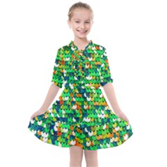 Funky Sequins Kids  All Frills Chiffon Dress