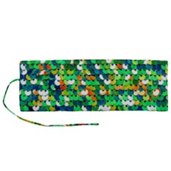 Funky Sequins Roll Up Canvas Pencil Holder (m) by essentialimage