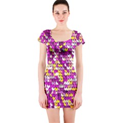 Funky Sequins Short Sleeve Bodycon Dress by essentialimage