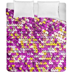 Funky Sequins Duvet Cover Double Side (california King Size) by essentialimage