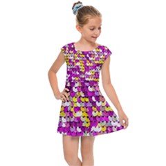 Funky Sequins Kids  Cap Sleeve Dress by essentialimage