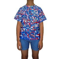 Funky Sequins Kids  Short Sleeve Swimwear by essentialimage