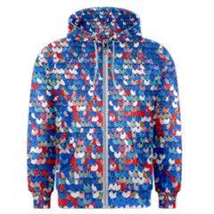 Funky Sequins Men s Zipper Hoodie by essentialimage