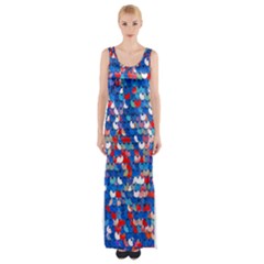 Funky Sequins Thigh Split Maxi Dress by essentialimage