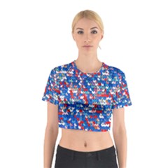 Funky Sequins Cotton Crop Top by essentialimage