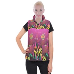 Dancing Colorful Disco Women s Button Up Vest by Bajindul