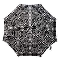 Fabric Geometric Shape Hook Handle Umbrellas (small)