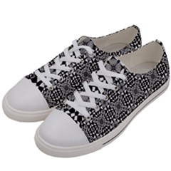 Fabric Geometric Shape Women s Low Top Canvas Sneakers