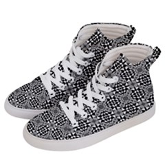 Fabric Geometric Shape Men s Hi-top Skate Sneakers by HermanTelo