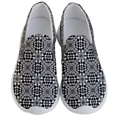 Fabric Geometric Shape Men s Lightweight Slip Ons