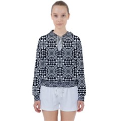 Fabric Geometric Shape Women s Tie Up Sweat by HermanTelo