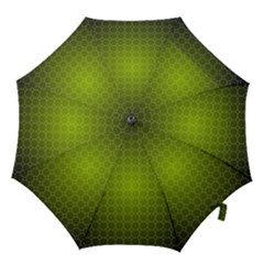 Hexagon Background Plaid Hook Handle Umbrellas (medium)