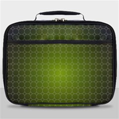 Hexagon Background Plaid Full Print Lunch Bag by Mariart