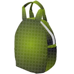 Hexagon Background Plaid Travel Backpacks