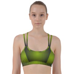 Hexagon Background Plaid Line Them Up Sports Bra by Mariart