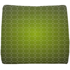 Hexagon Background Plaid Seat Cushion