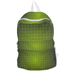 Hexagon Background Plaid Foldable Lightweight Backpack