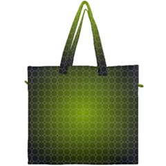 Hexagon Background Plaid Canvas Travel Bag