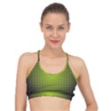 Hexagon Background Plaid Basic Training Sports Bra View1