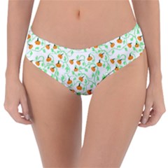 Pumpkin Vines Reversible Classic Bikini Bottoms by bloomingvinedesign