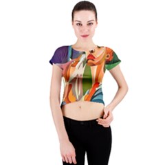 #art #illustration #drawing #infinitepainter #artist #sketch #mirrorart #jwildfire #mirrorlab #galle Webp Net Resizeimage (8) Crew Neck Crop Top