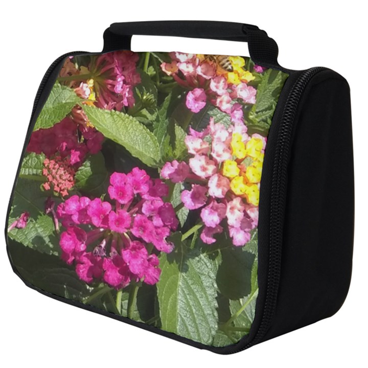 Summer Lantana w Bee Full Print Travel Pouch (Big)