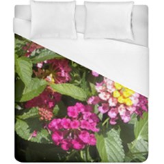 Summer Lantana W Bee Duvet Cover (california King Size) by Riverwoman