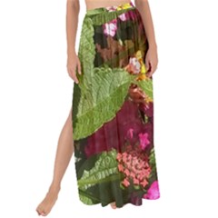 Summer Lantana W Bee Maxi Chiffon Tie-up Sarong by Riverwoman