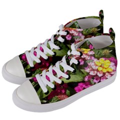 Summer Lantana W Bee Women s Mid-top Canvas Sneakers by Riverwoman